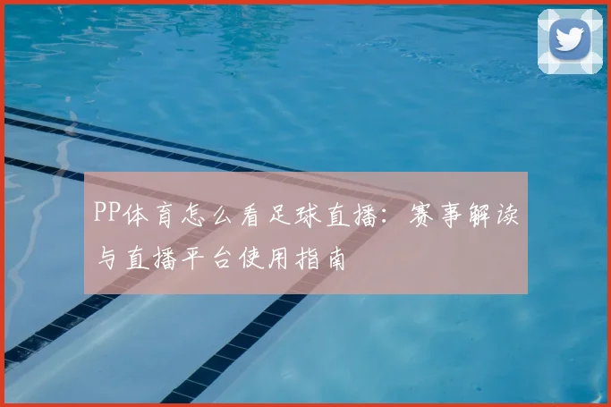 PP体育怎么看足球直播：赛事解读与直播平台使用指南